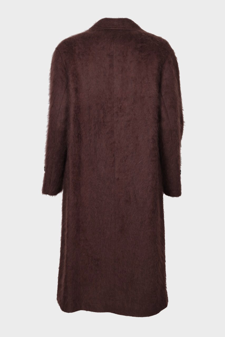 FLONA Fluffy Coat in Brown