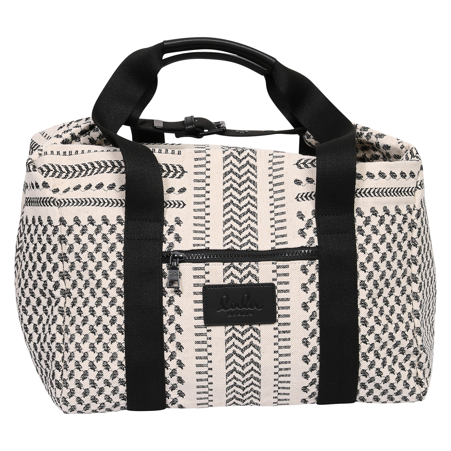 Lala Berlin Big Bag Muriel X-Stitch Black