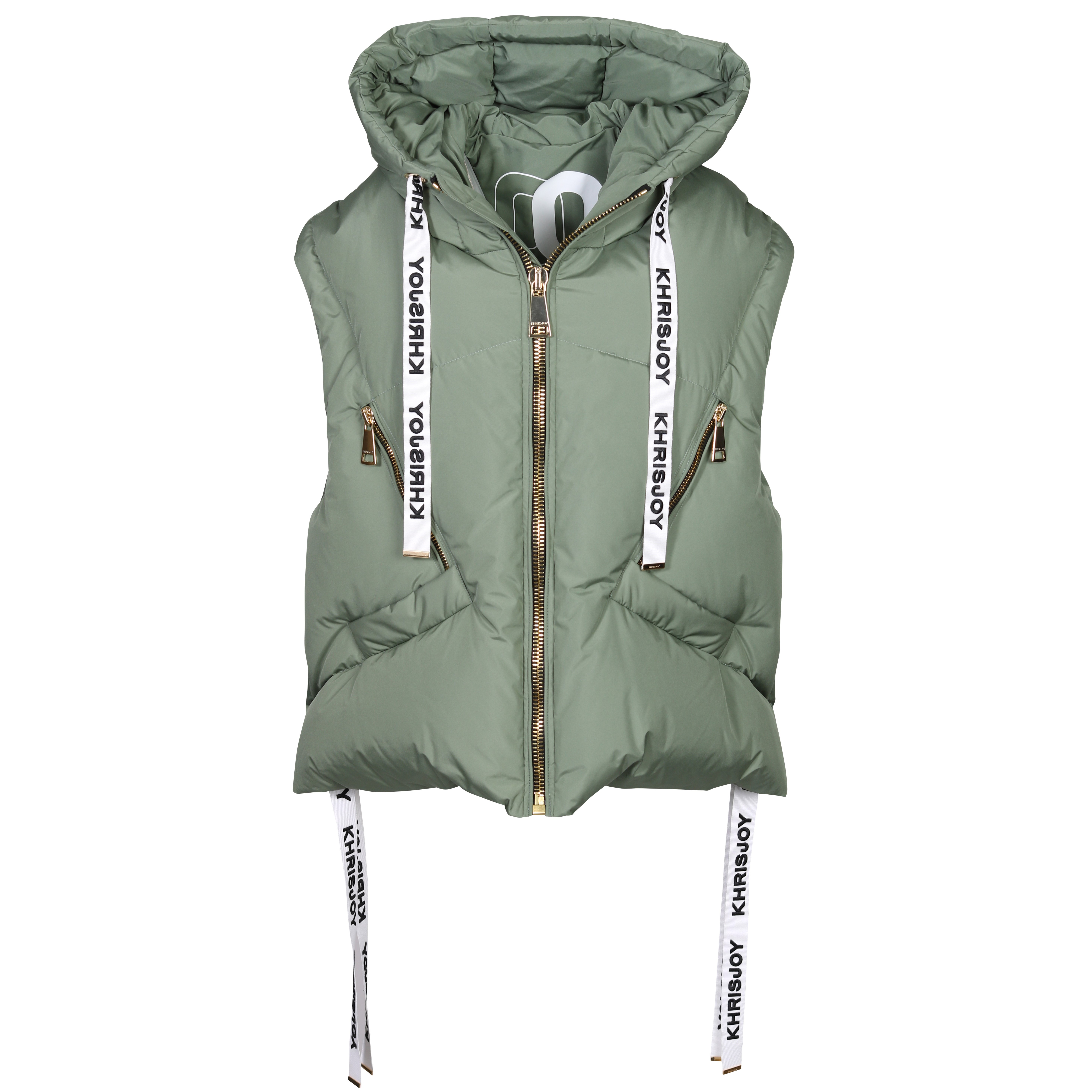 Khrisjoy Iconic Puffer Vest in Green