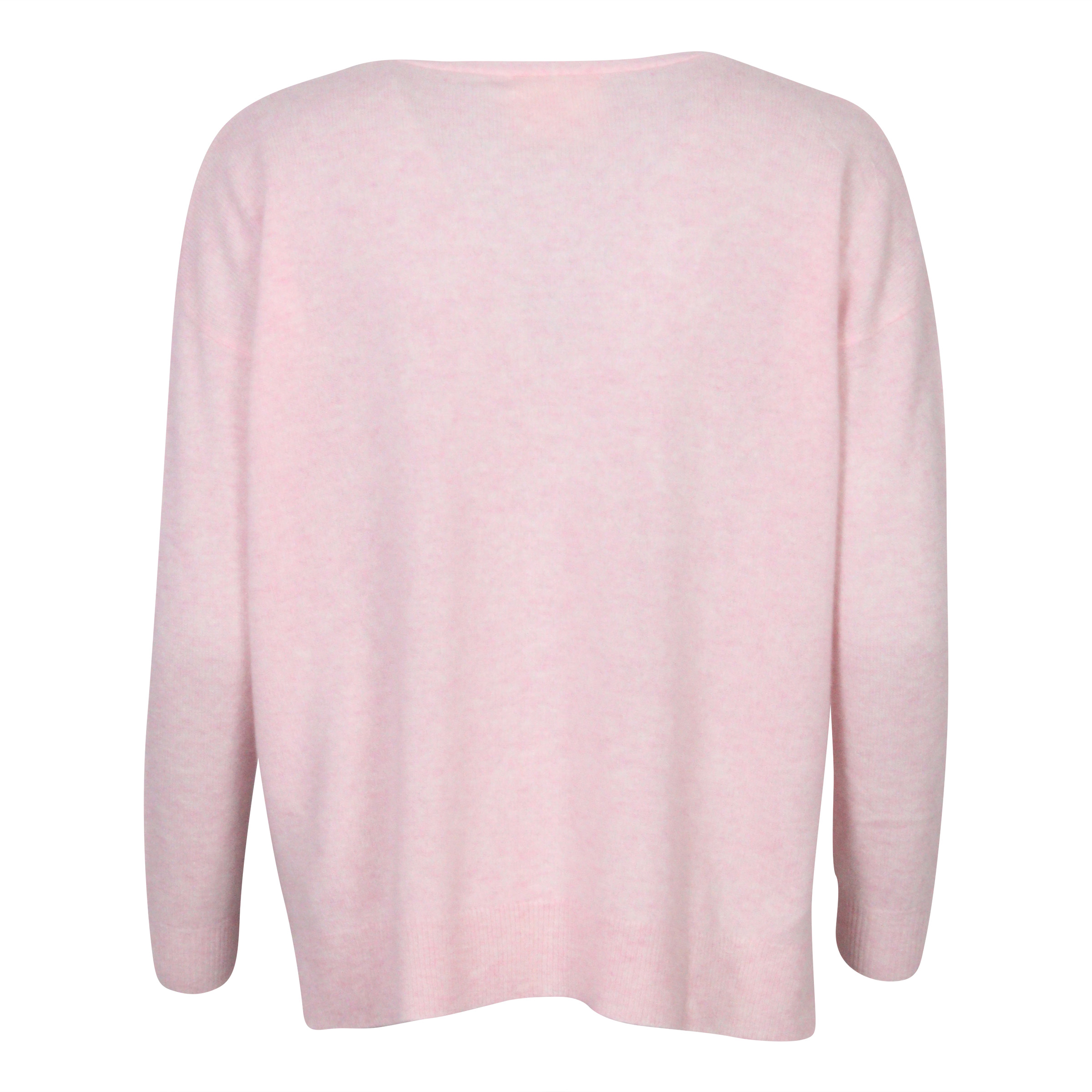 Absolut Cashmere Oversized Cardigan Light Pink Melange