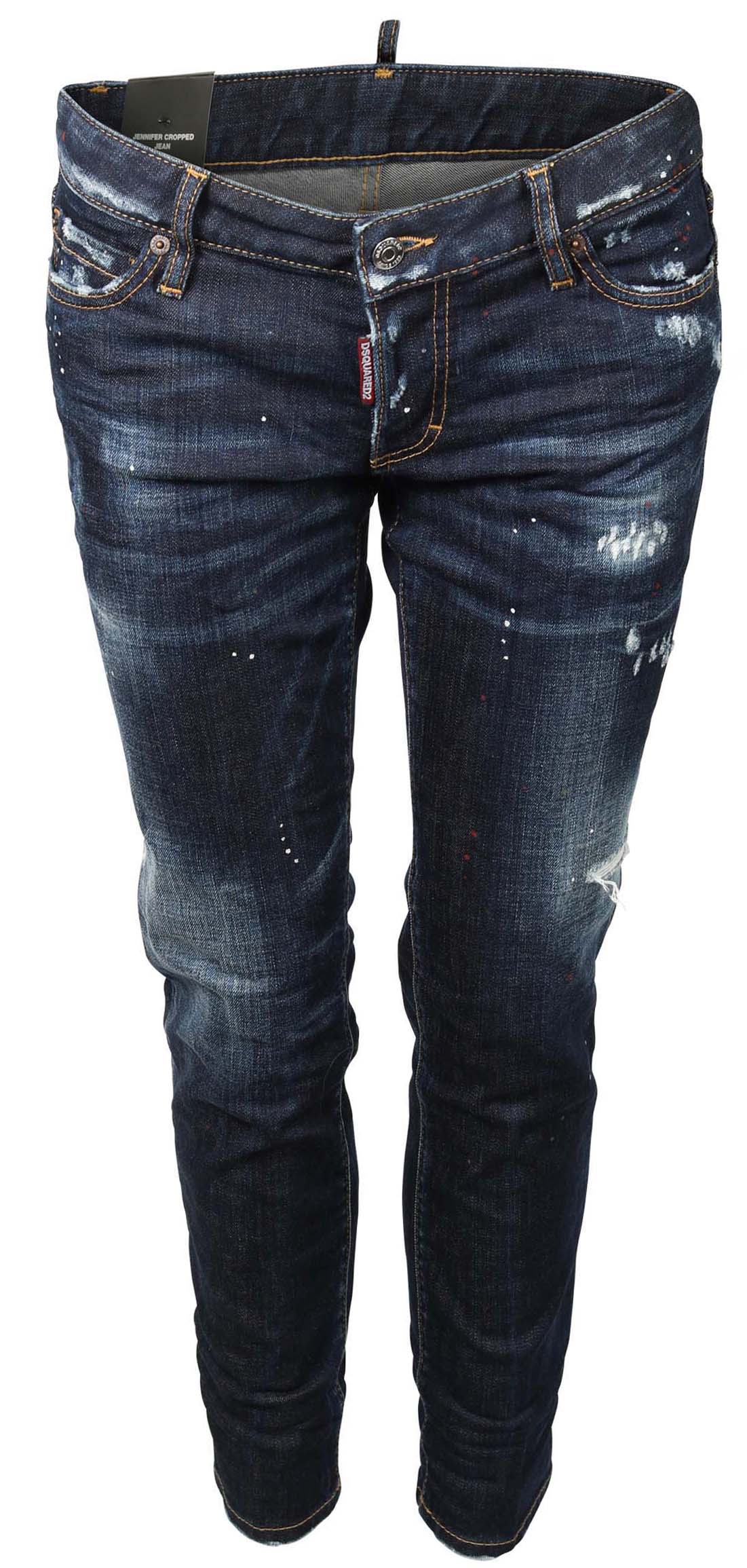 Dsquared Jeans Jennifer Cropped Washed Blue