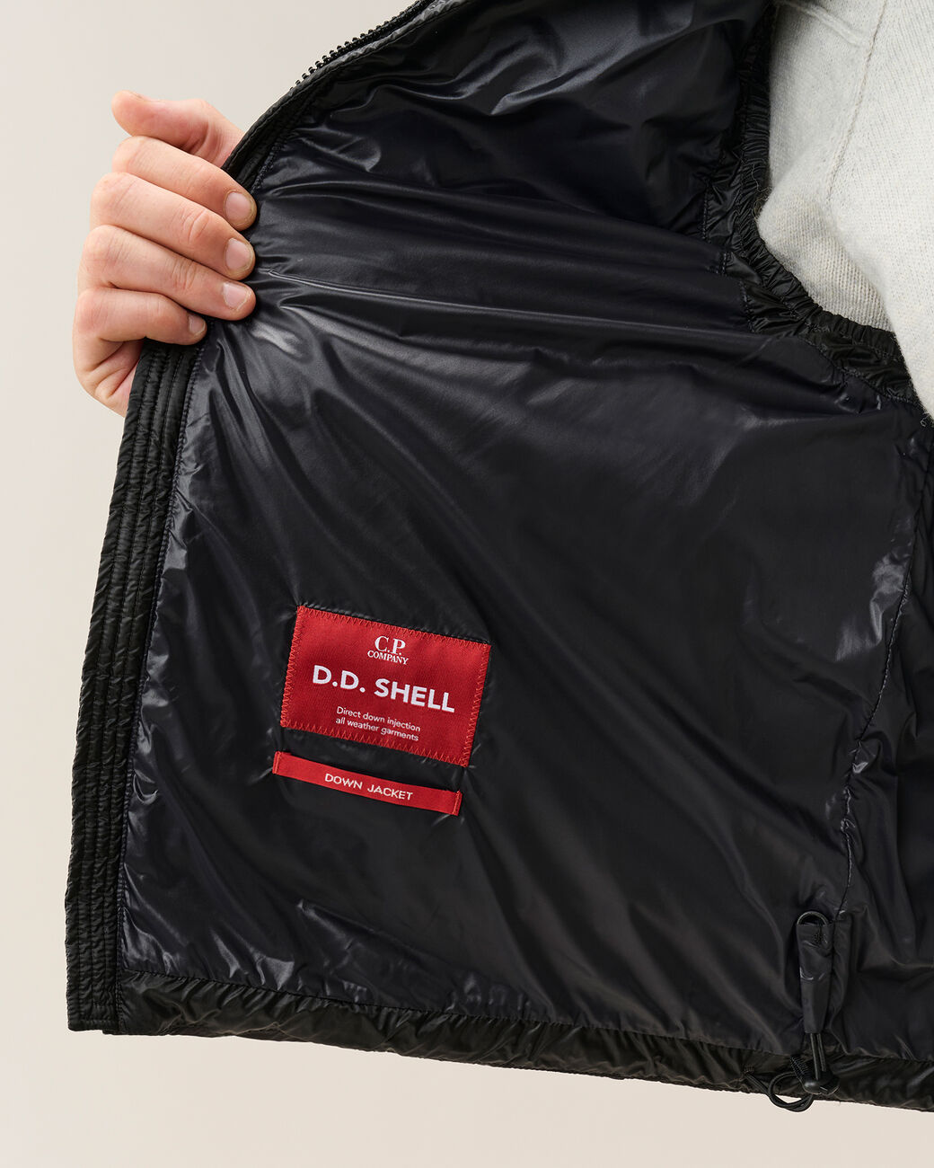 C.P. COMPANY D.D. Shell Down Vest in Black