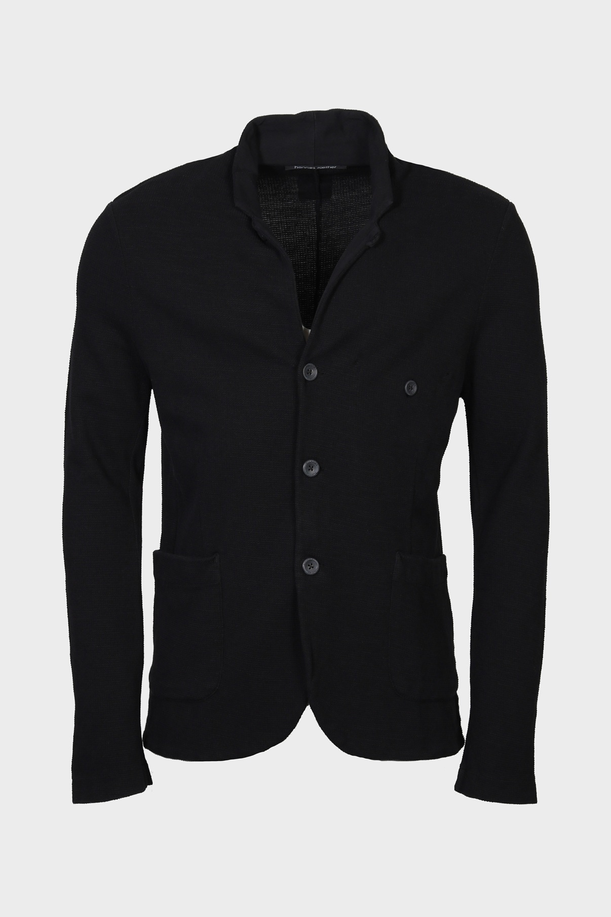 HANNES ROETHER Jersey Jacket in Black