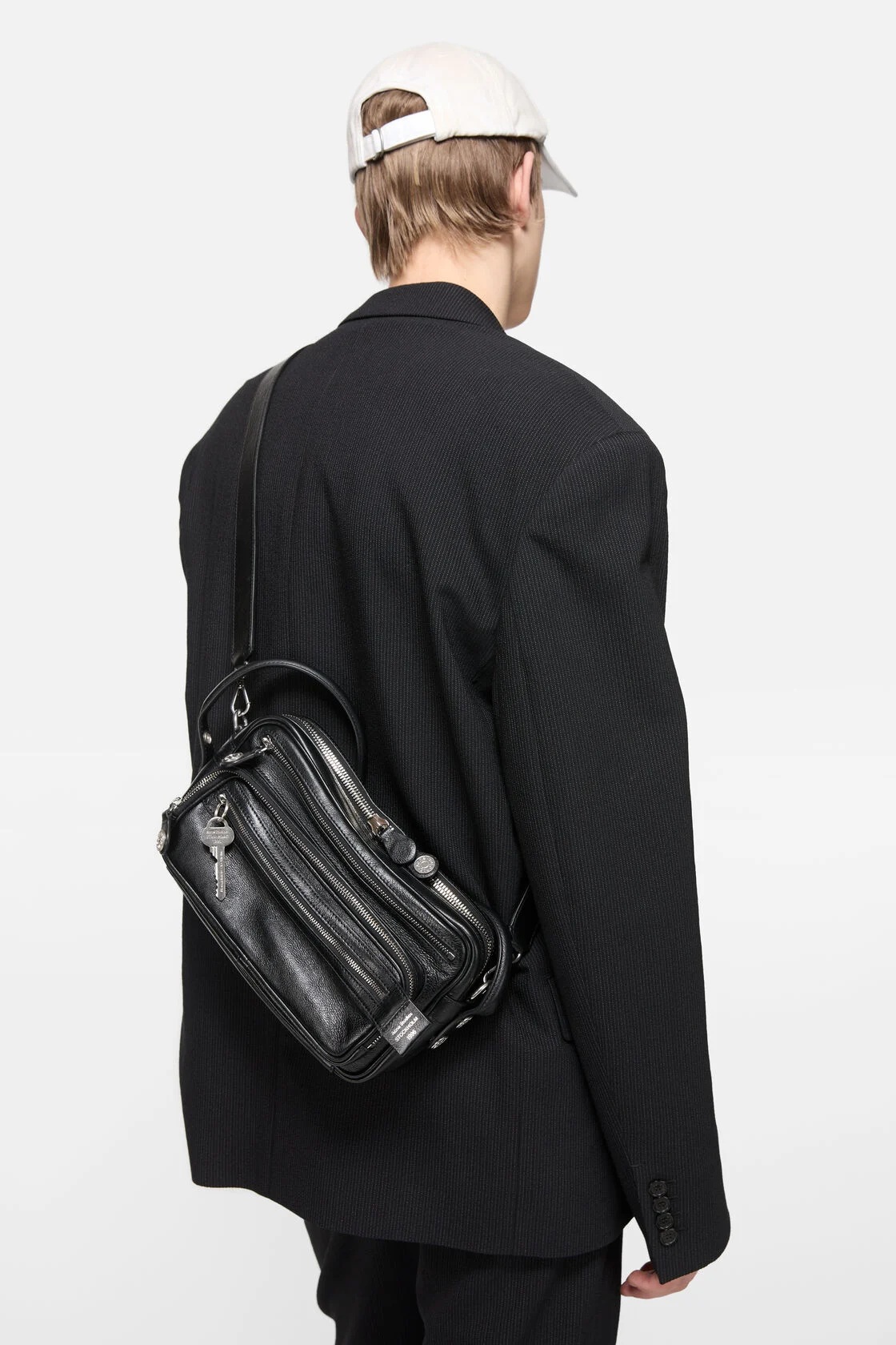 ACNE STUDIOS Camero Party Bag in Black
