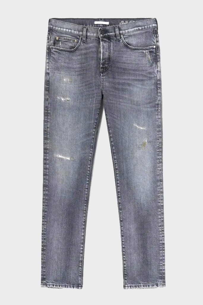 ANIVEN Jeans Nevin in Vintage Repaired Grey 32