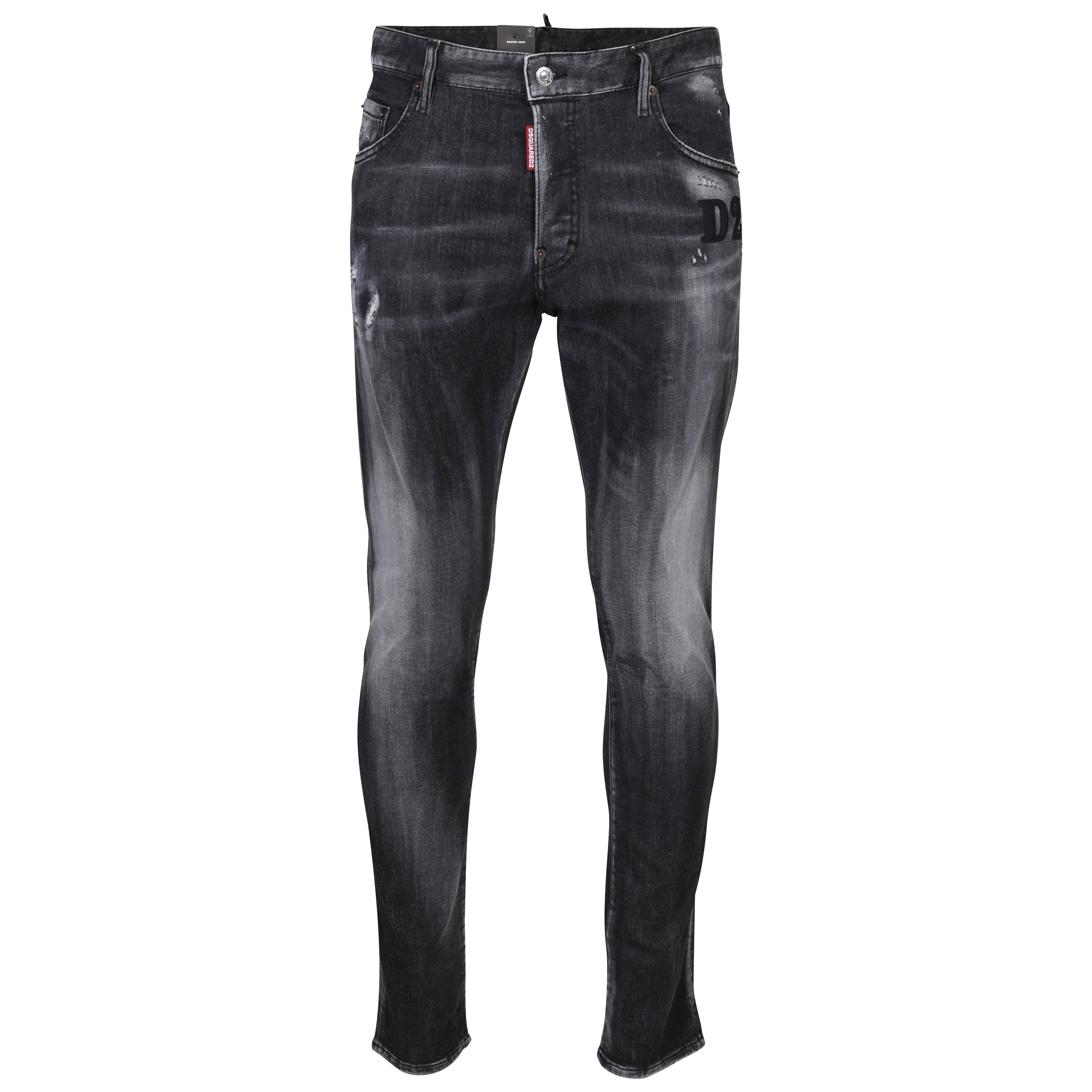Dsquared Skater Jean in Black Wash