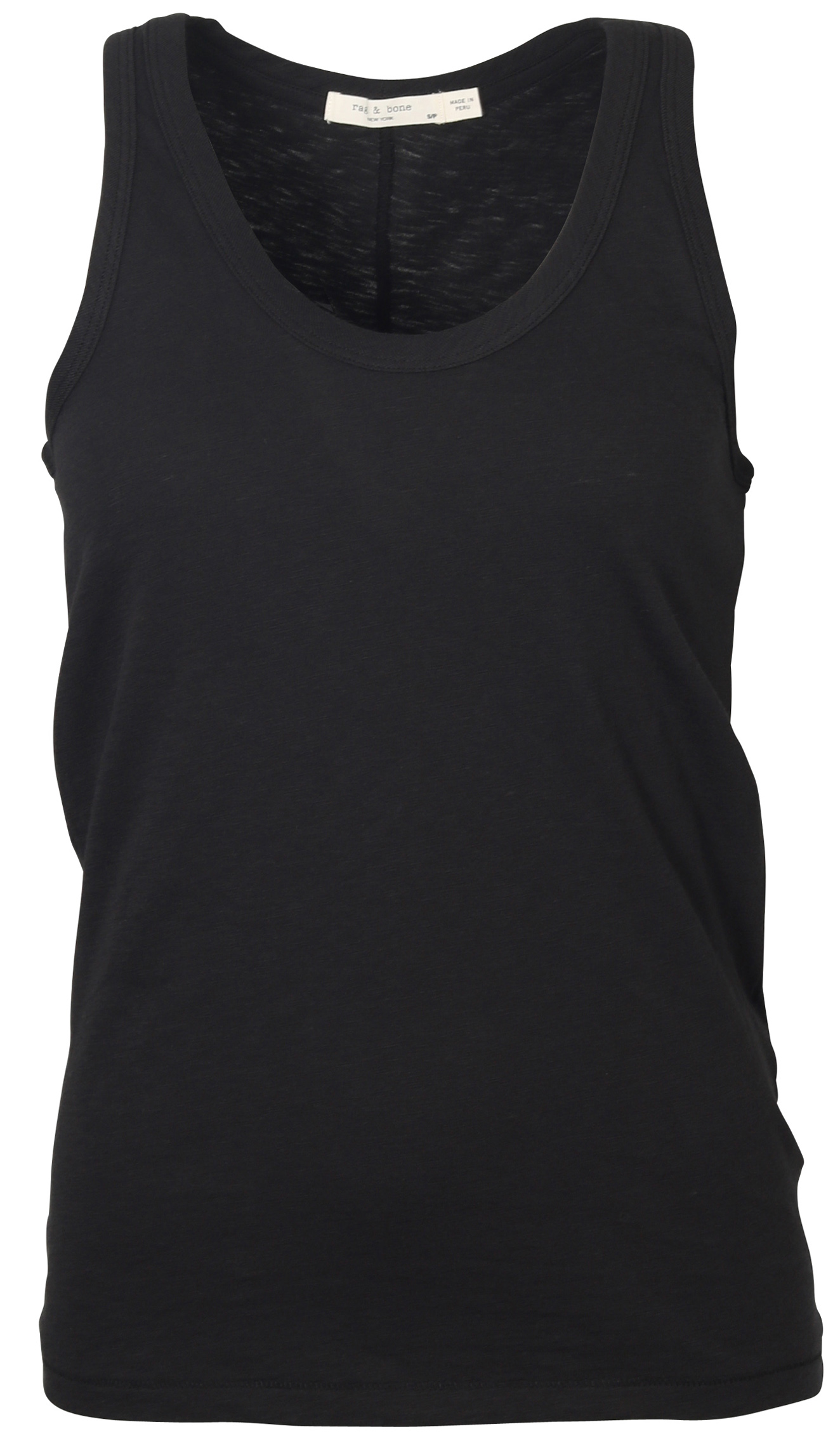 Rag & Bone The Slub Tank Black