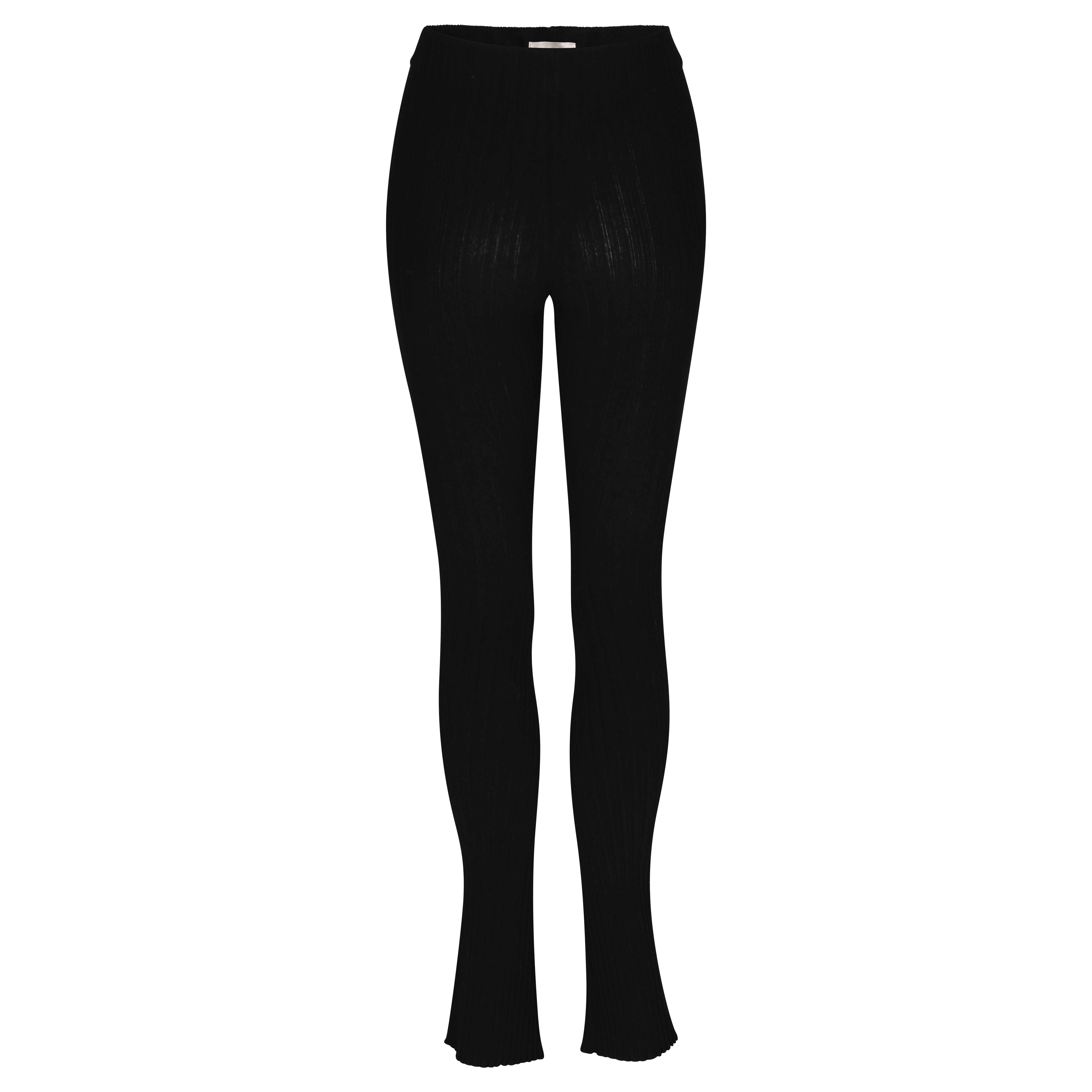 Laneus Knitted Leggins in Black XS