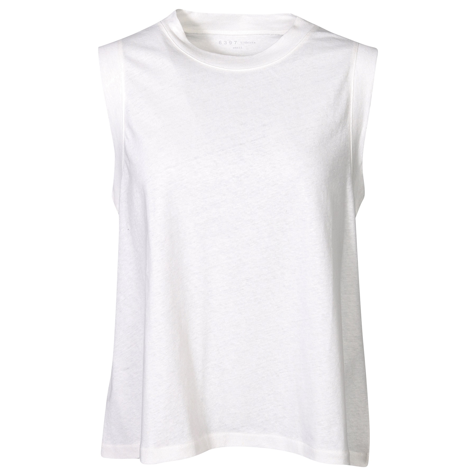 6397 A-Line Tank in White