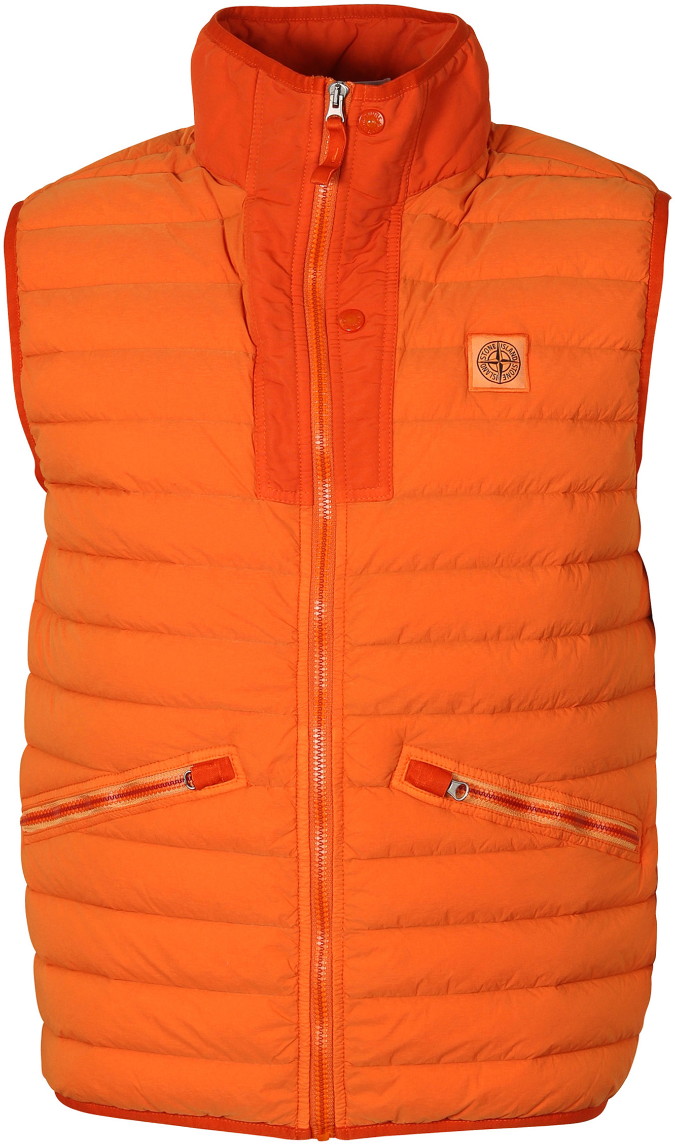Stone Island Down Vest Orange