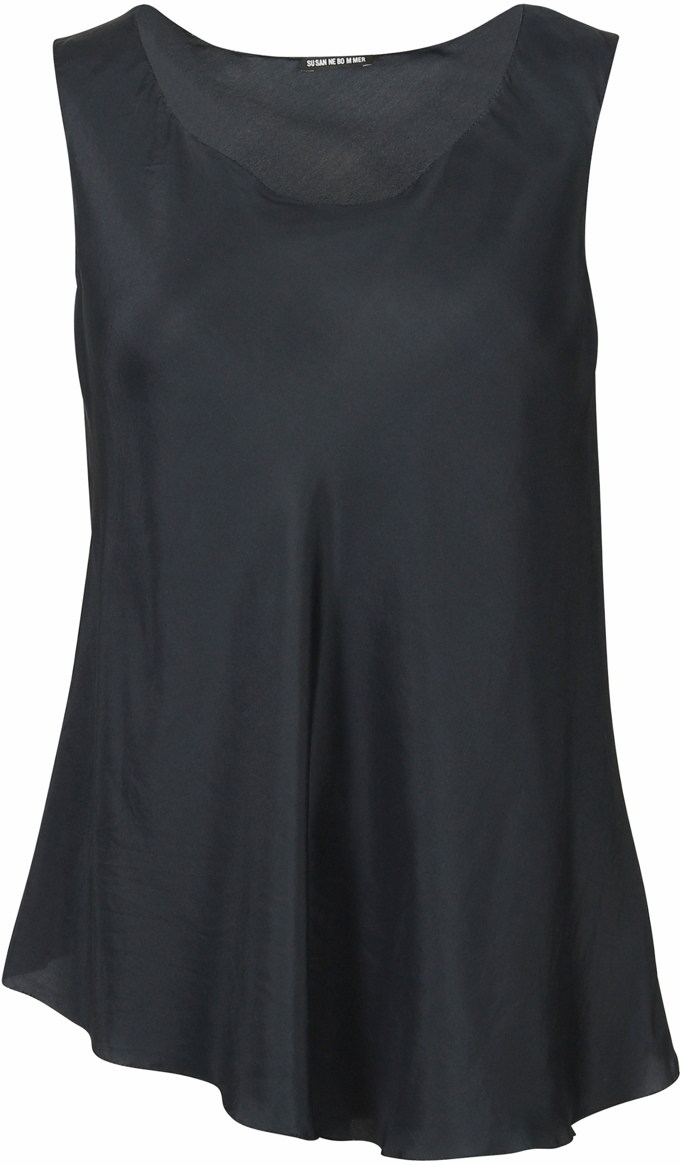 Susanne Bommer Silk Tank Dark Blue
