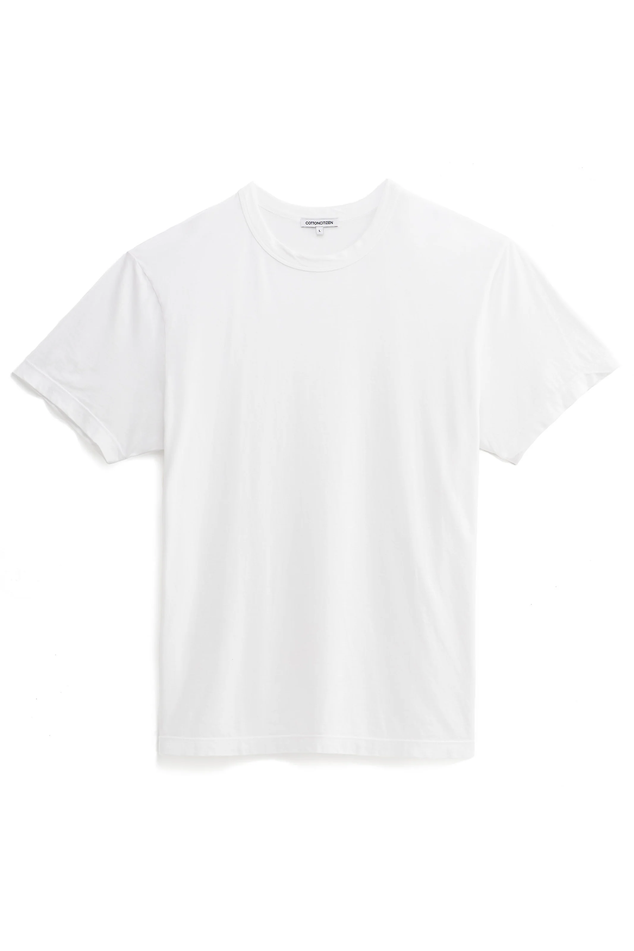 COTTON CITIZEN Classic Crewneck T-Shirt in White