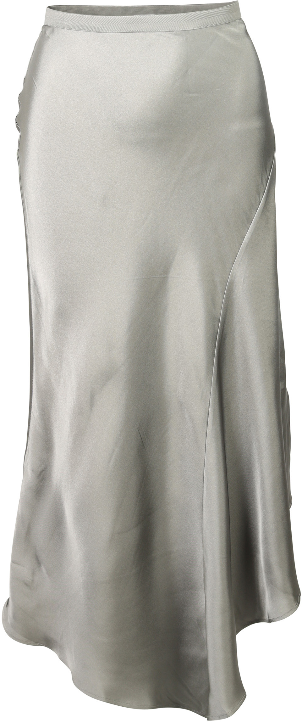 Anine Bing Silk Skirt Bailey Silver