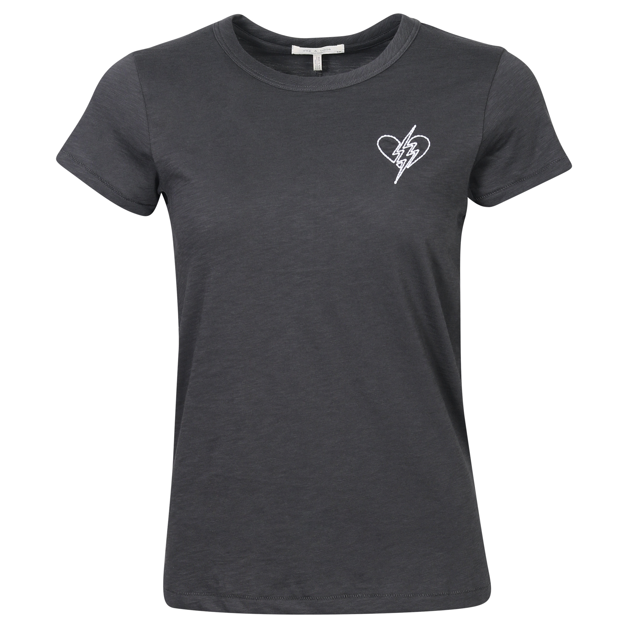 Rag & Bone Broken Heart Tee Black