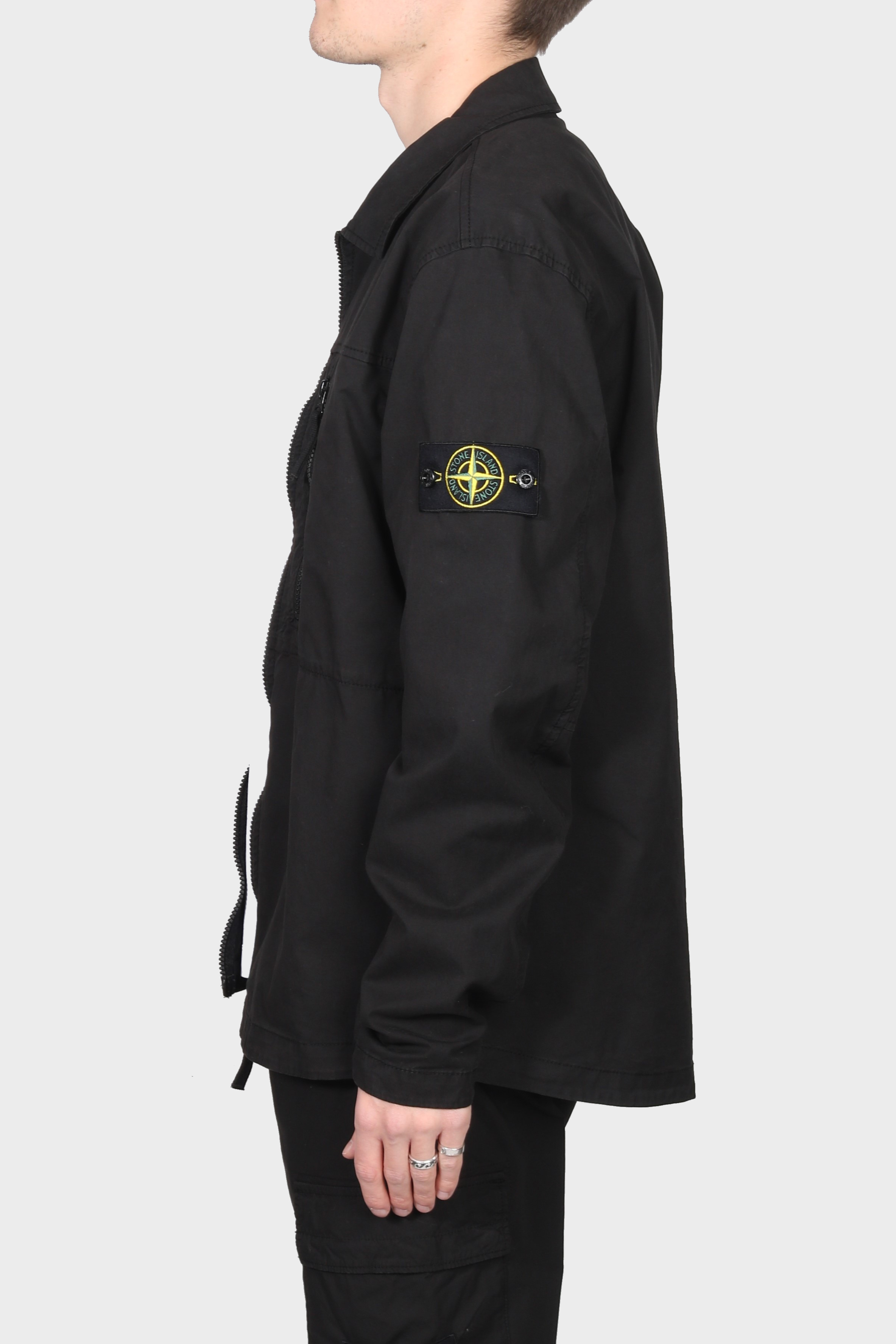 STONE ISLAND Overshirt in Black