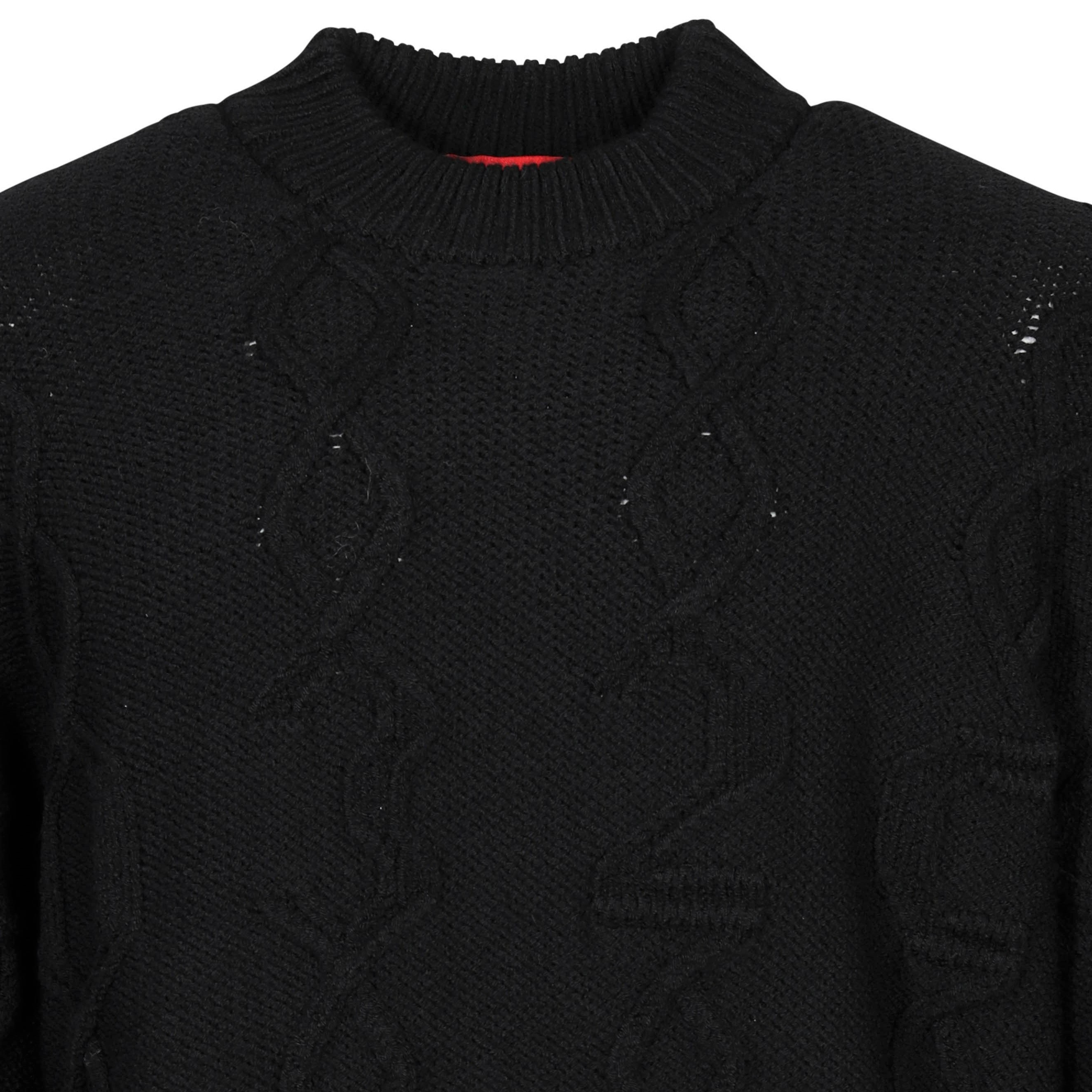 032c The Highland Knit Pullover in Black XS