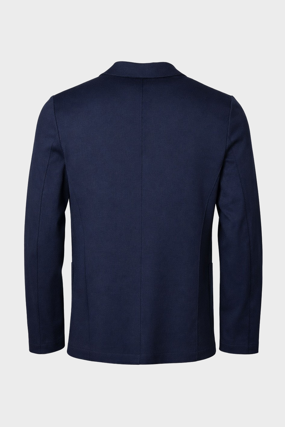 HARRIS WHARF LONDON Stretch Piquet Jacket in Navy
