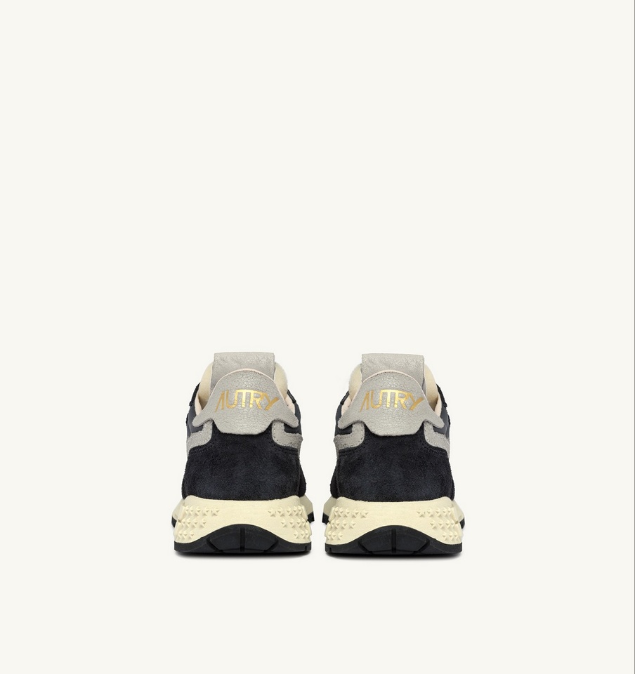 AUTRY ACTION SHOES Reelwind Low Nylon Sneaker in Black