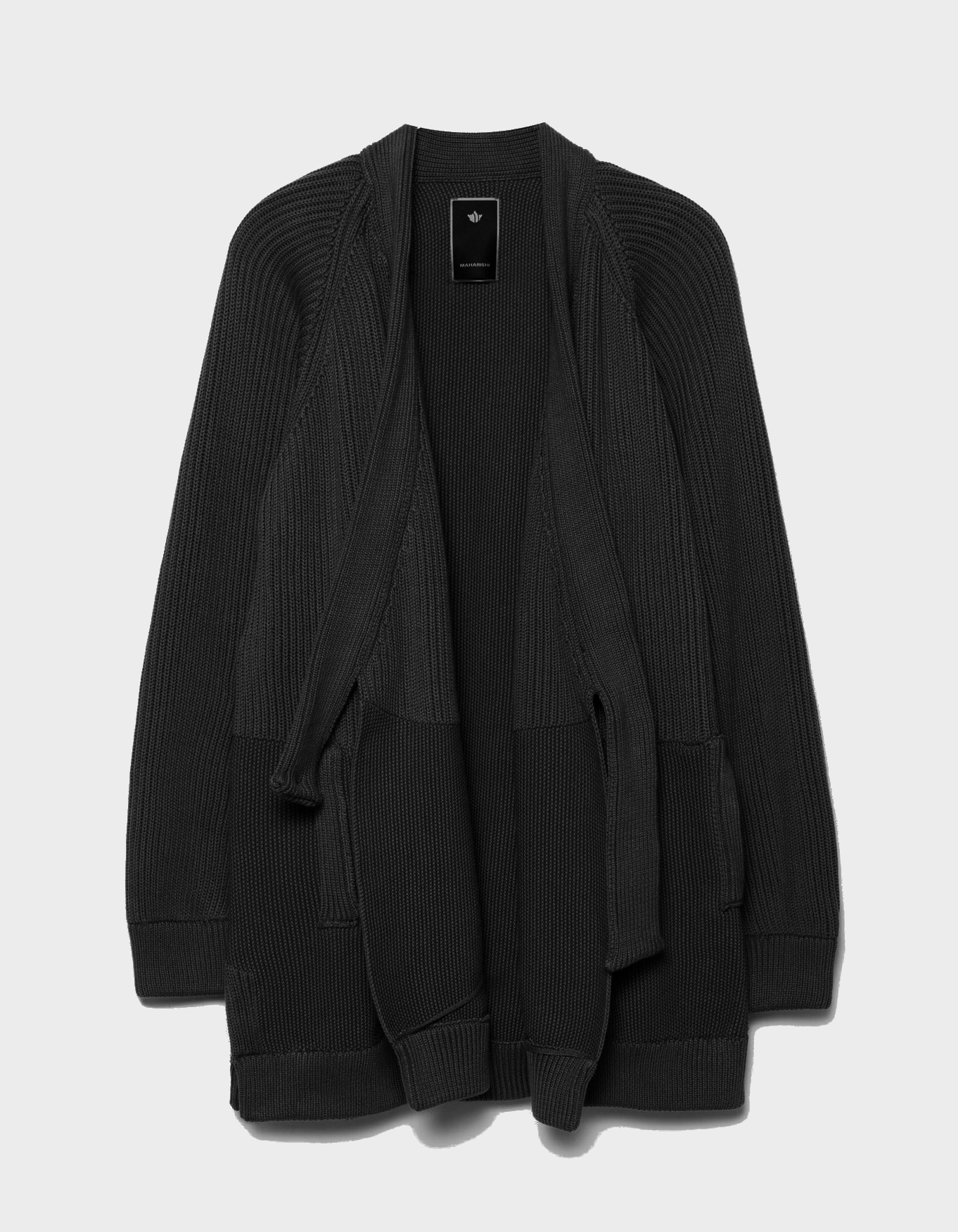 MAHARISHI 1461 Knitted Kimono in Black
