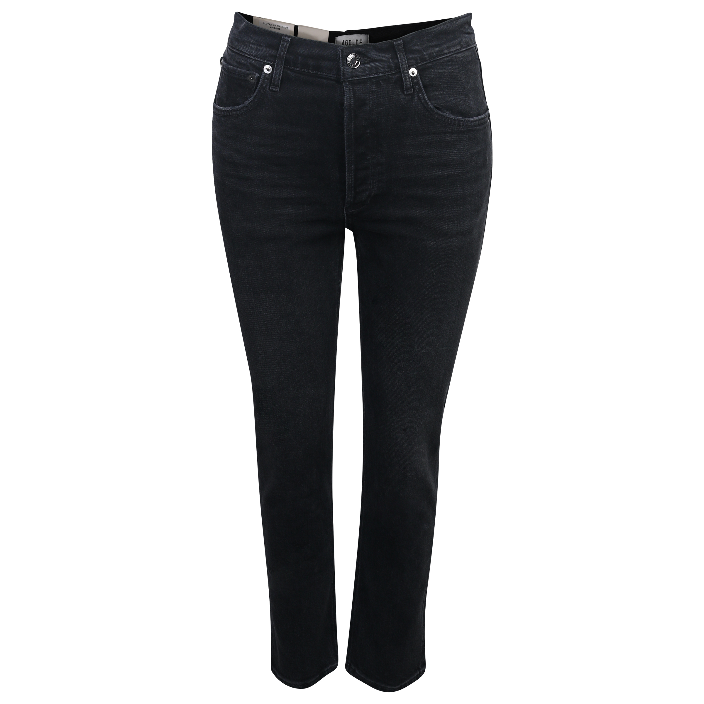 Agolde Jeans Riley in Panoramic Black Washed