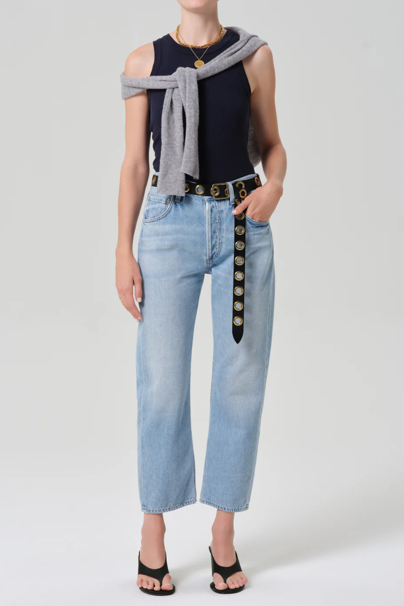CITIZENS OF HUMANITY Isabel Tank Top in Navy L
