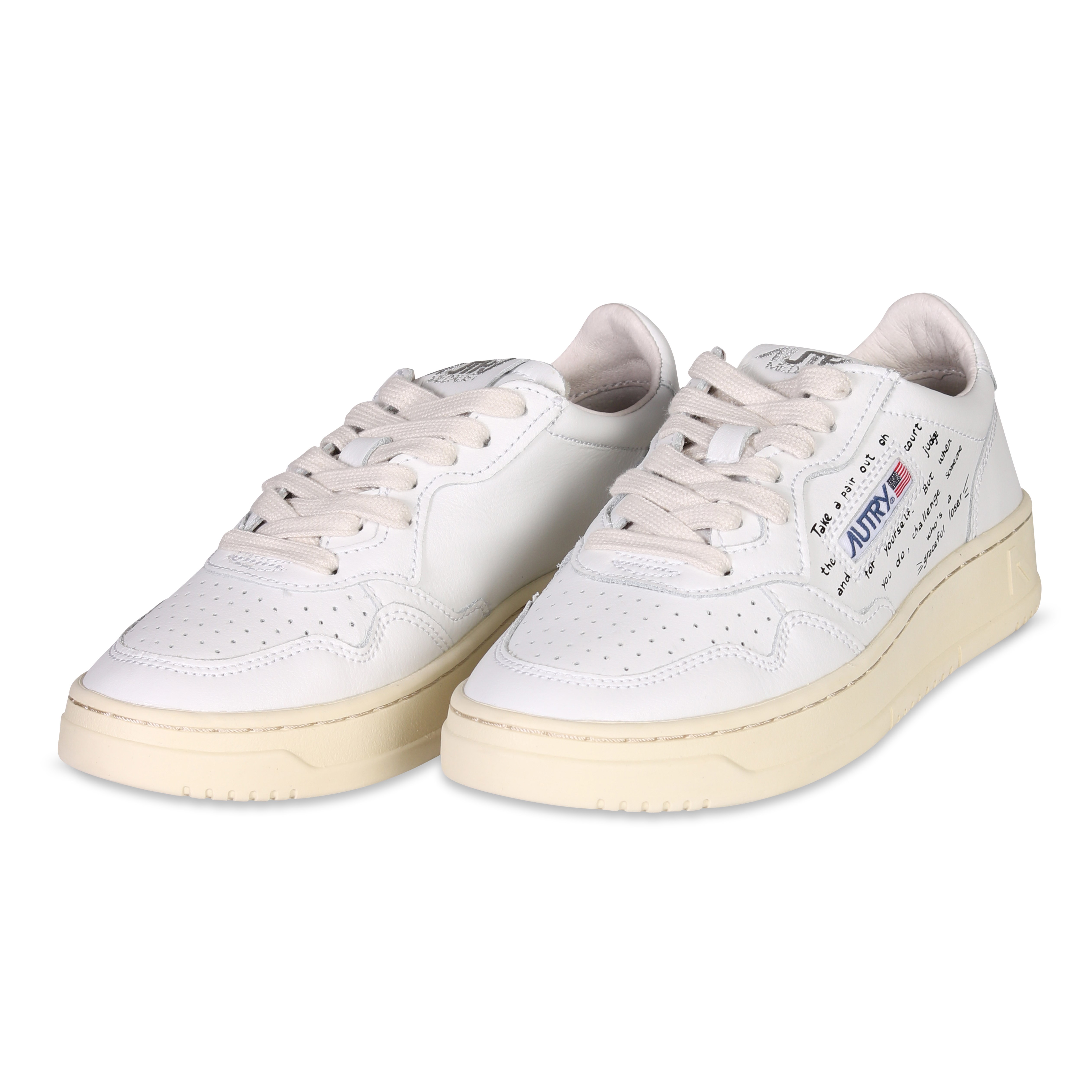 Autry Action Shoes Written Low Sneaker White/Black 41